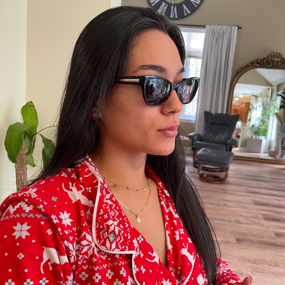 Black Cat-Eye Sunglasses